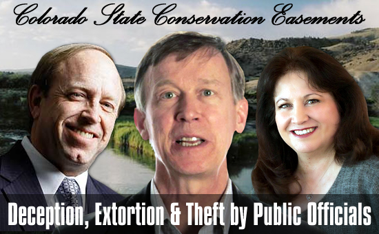 Colorado Attorney General John Suthers, Governor John Hickenlooper, and Dept. of Revenue Director Barbara Brohl 