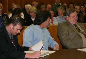 Richard Larry Lacey, owner of Club 71, and counsel during a hearing.